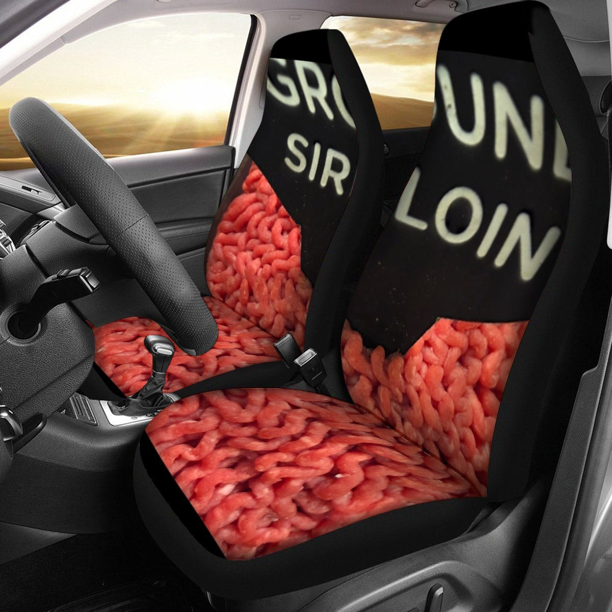 3D printed GROUND SIRLION Universal Car Seat Cover With Thickened Back