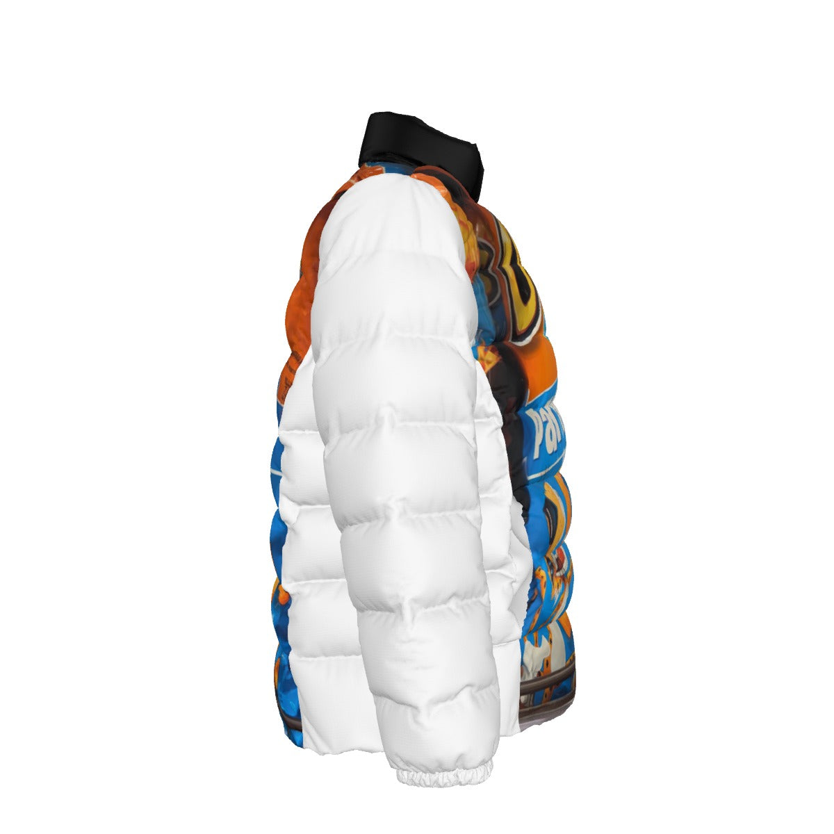 Unisex Stand collar slim down jacket