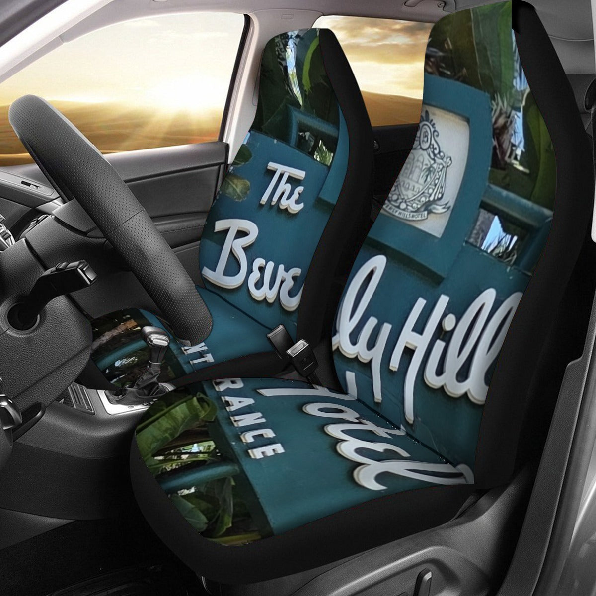 NEW!!! (Beverly Hills Hotel) Universal Car Seat Cover With Thickened Back