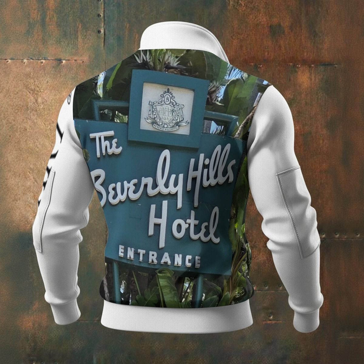 NEW!!! "THAT PART" branded (left sleeve & B.H. Hotel Sign front & rear) Men's Zip-Up Thick Knit Fleece Jacket