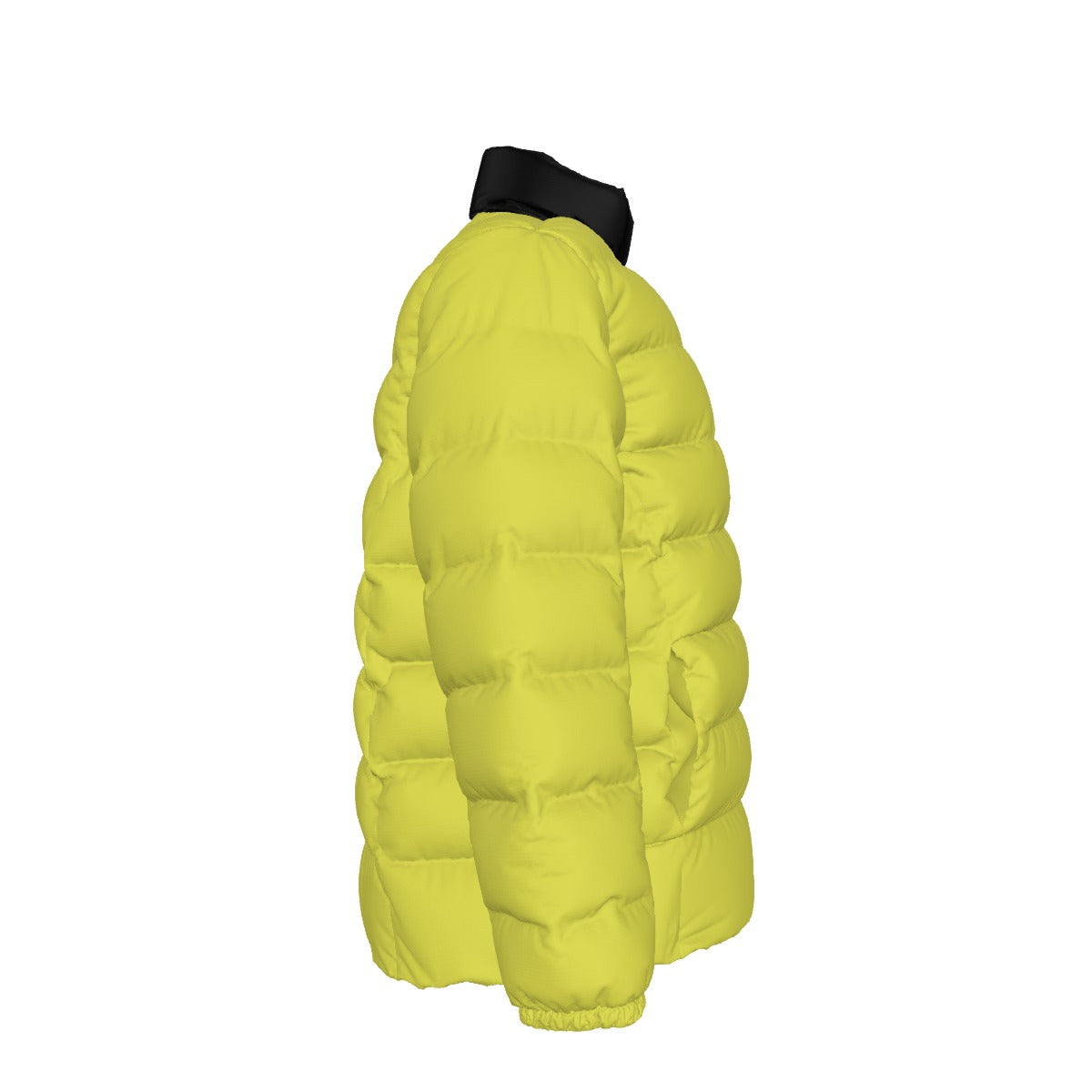 NEW!!! 'THAT PART" branded (left sleeve/ CANDY YELLOW) Unisex Stand collar slim down jacket