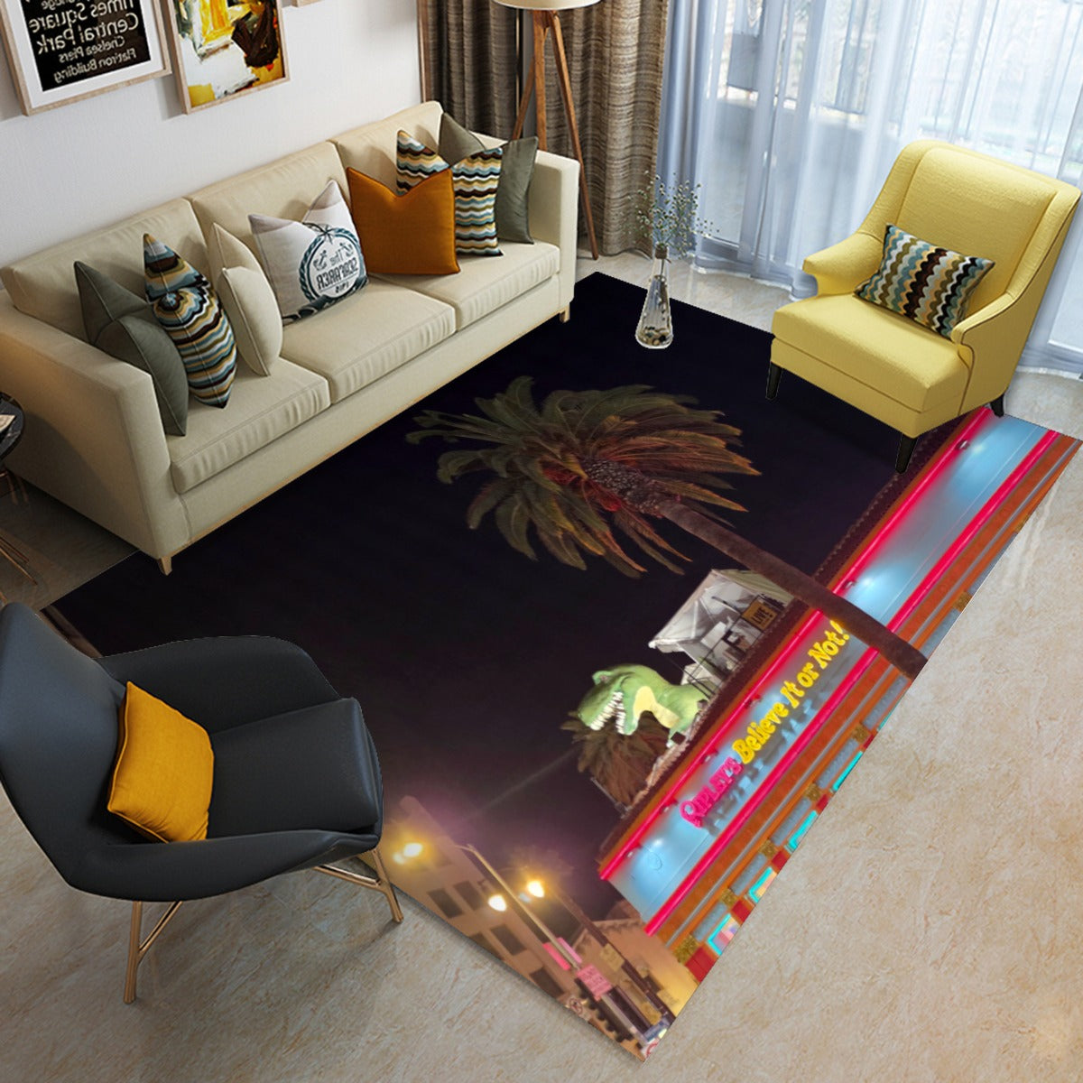(HOLLYWOOD Ripley Museum) Foldable Rectangular Floor Mat