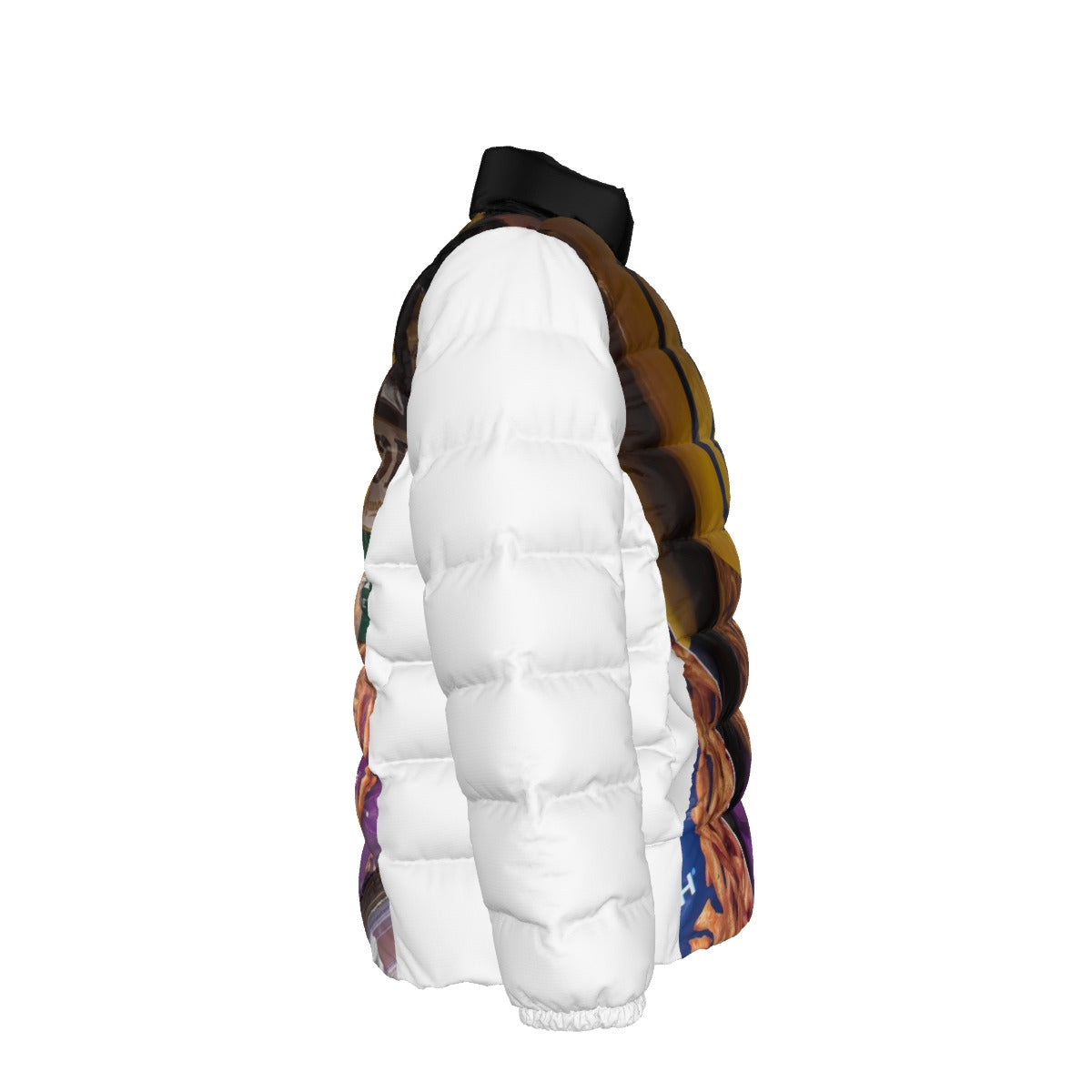 Unisex Stand collar slim down jacket