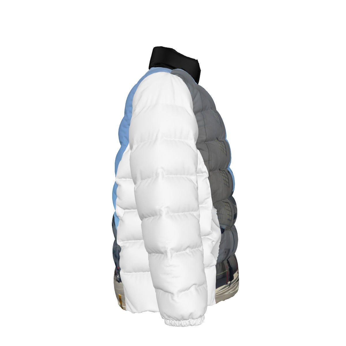 Unisex Stand collar slim down jacket