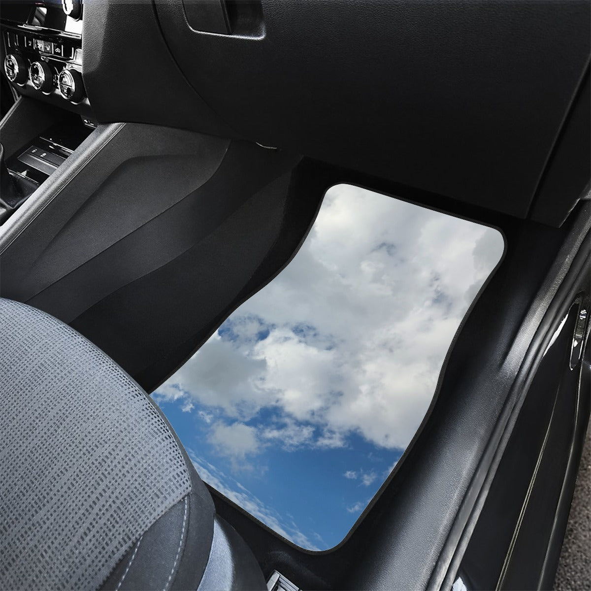 NEW!!! (CLOUDS) printed Front row Car Floor Mats (2pcs)