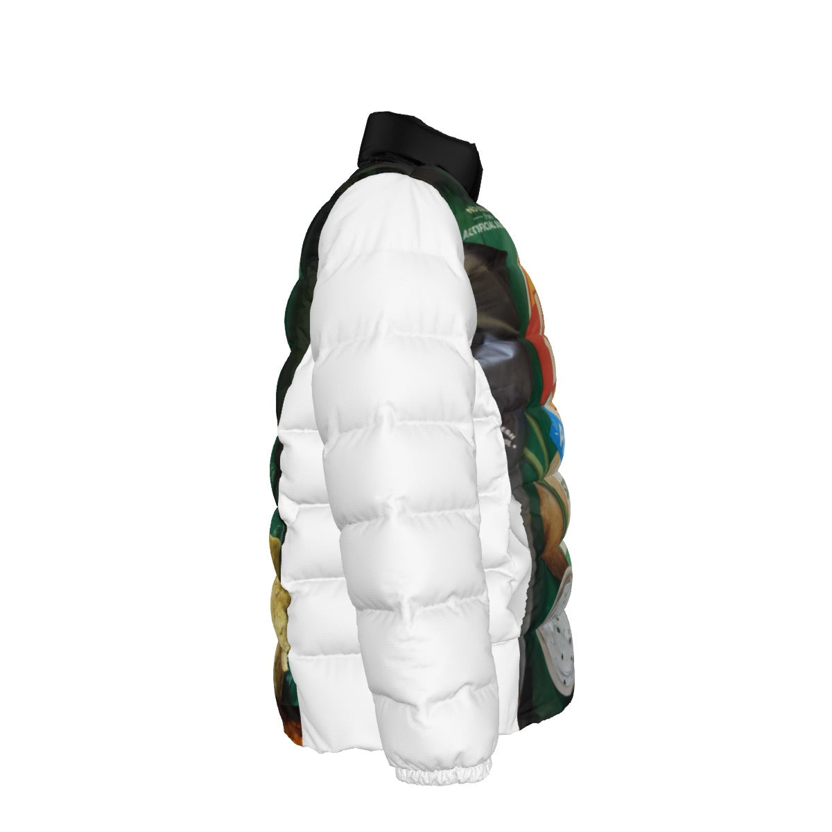 Unisex Stand collar slim down jacket