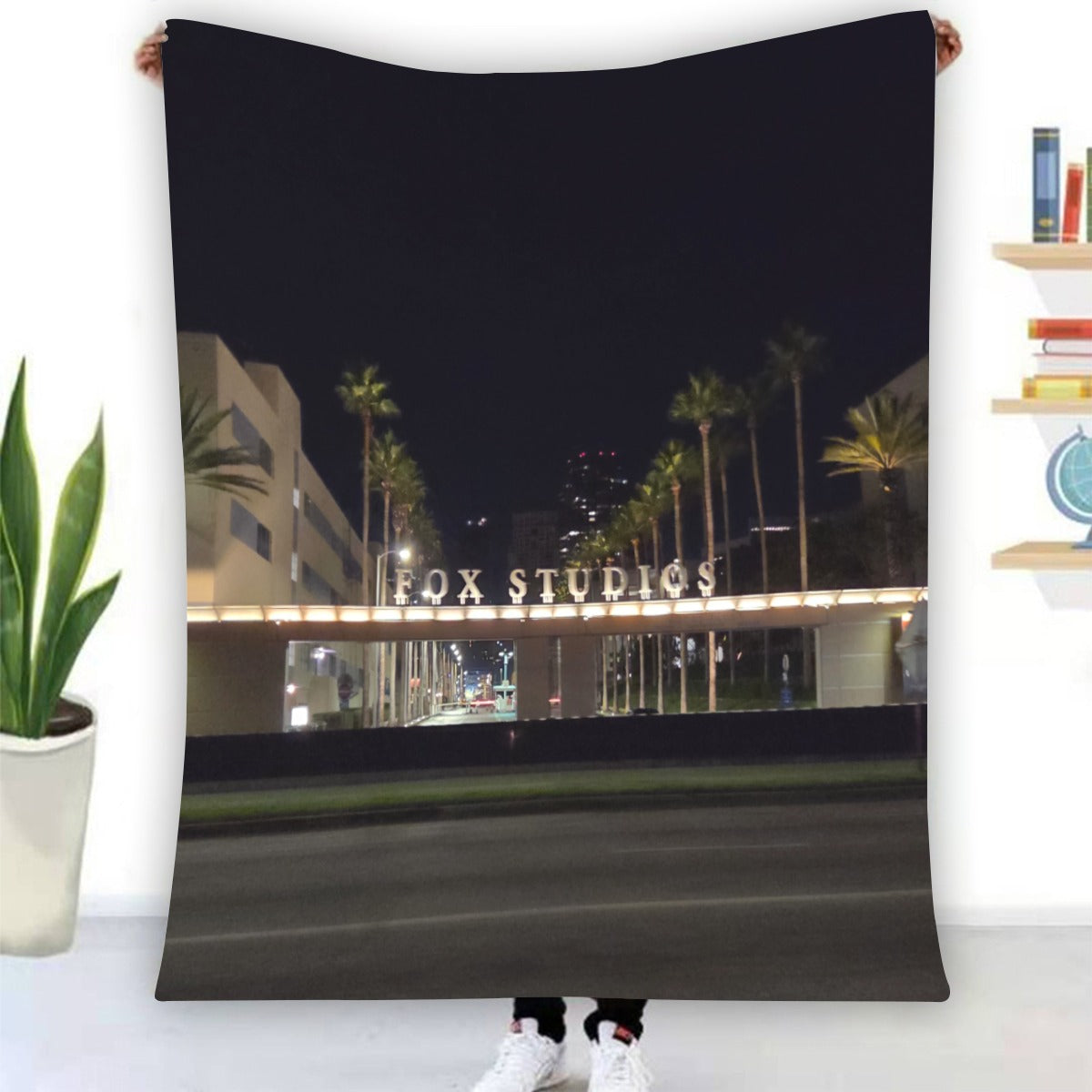 NEW!!! (FOX Studios Sign) Flannel Blanket