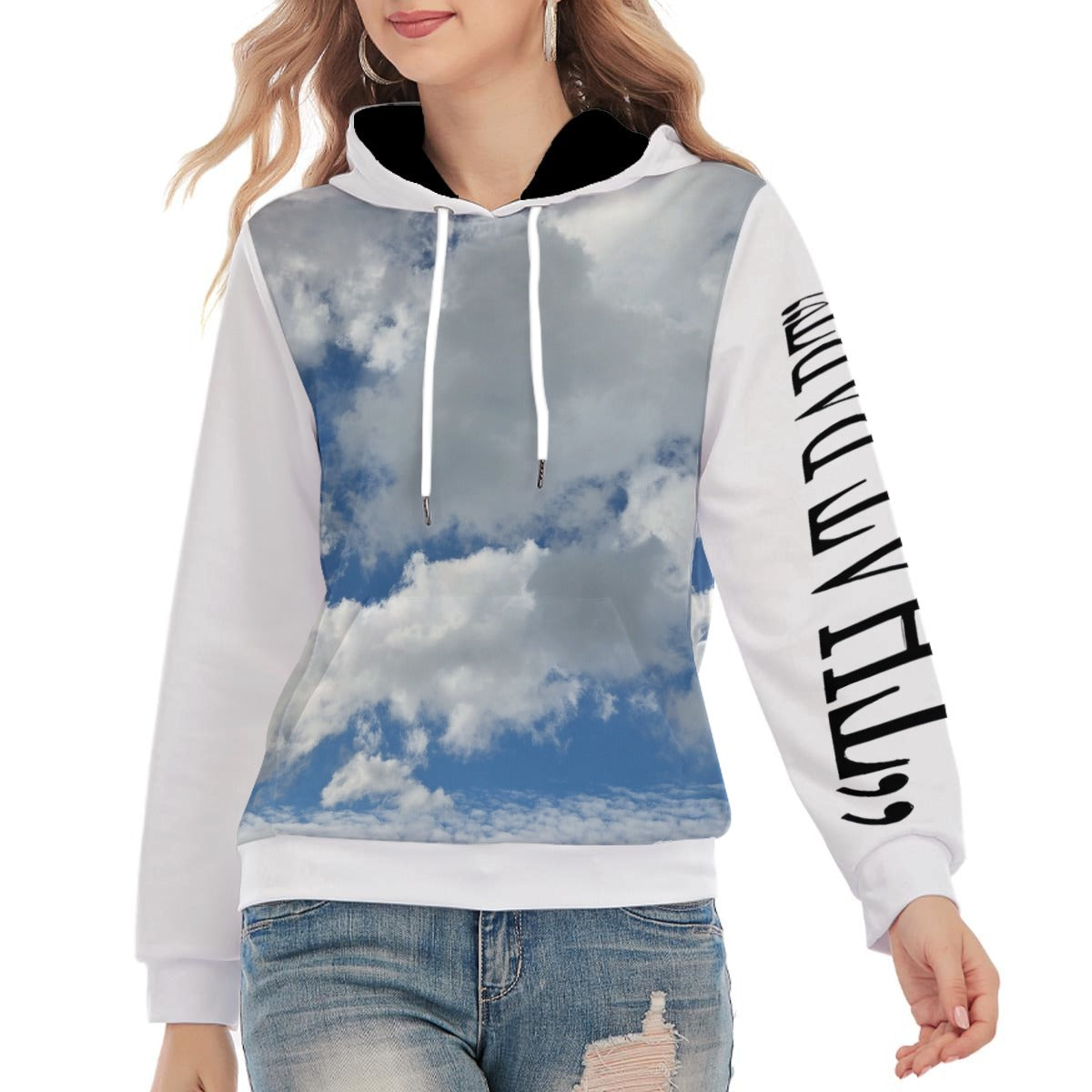 NEW!!! "THAT PART" branded (left sleeve/Clouds) Unisex Pullover Hoodie | 310GSM Cotton