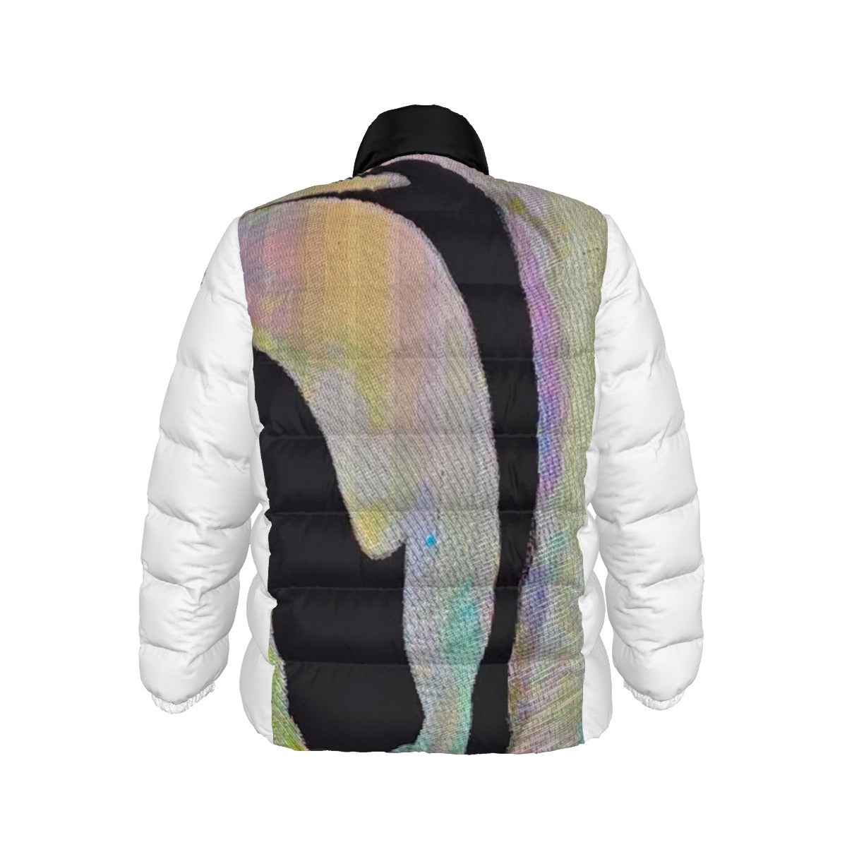 NEW!! branded (left sleeve/  BIG STRIPES front/rear) Unisex Stand collar slim down jacket