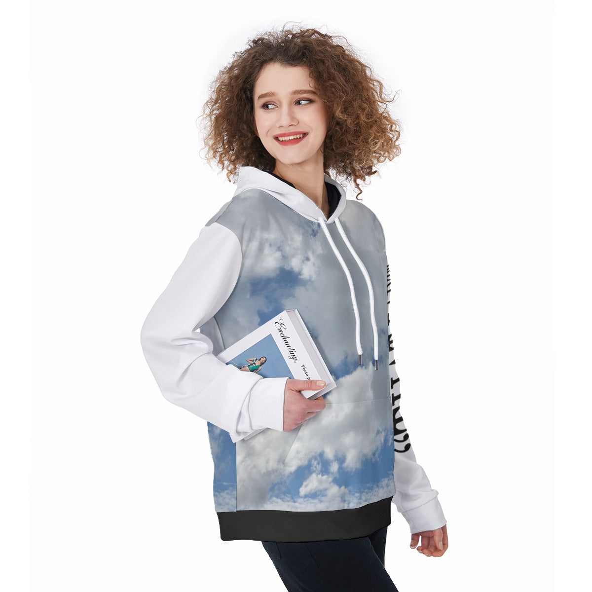 NEW!!! "THAT PART" branded (left sleeve / CLOUDS front rear) Women's Pullover Hoodie