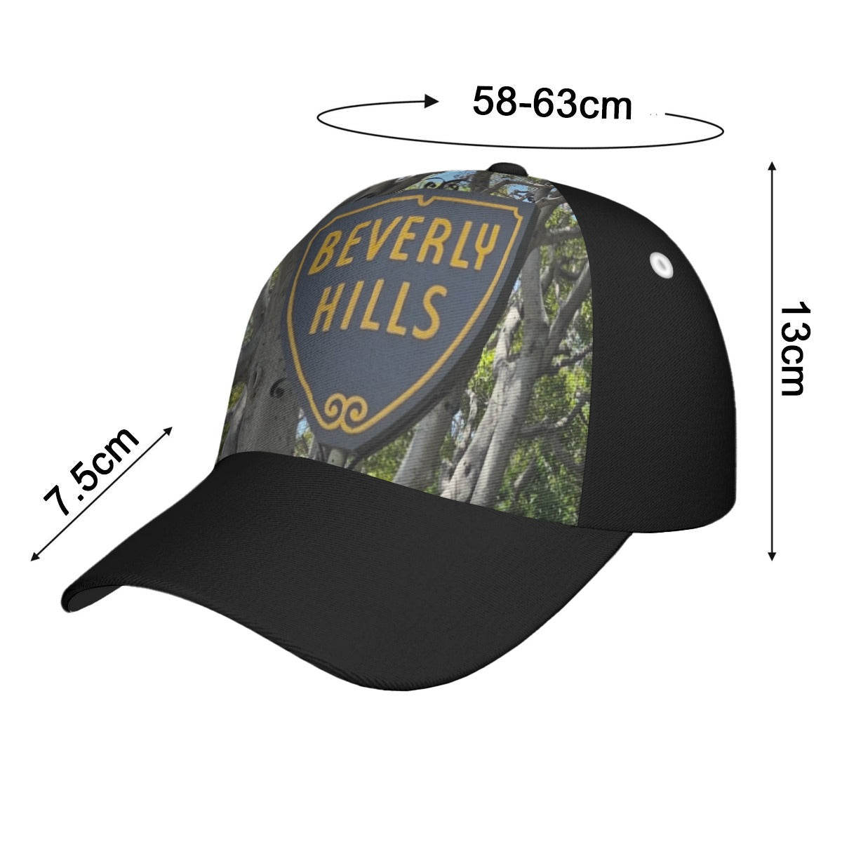 Print Peaked Cap