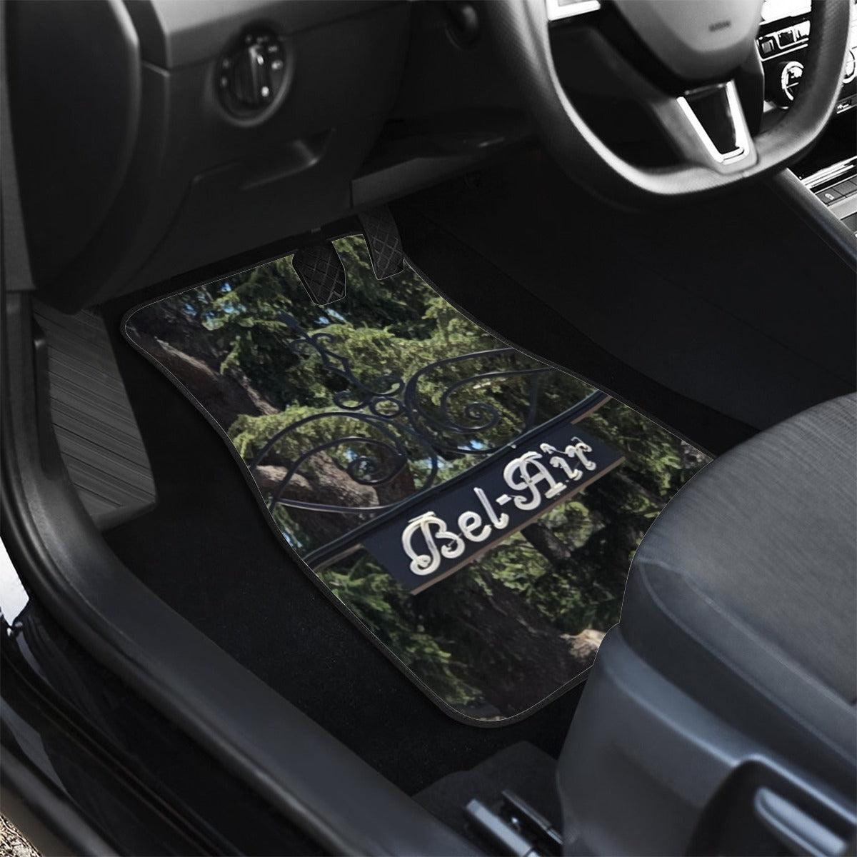 NEW!!! BEL-AIR Sign Front row car mats (2pcs)