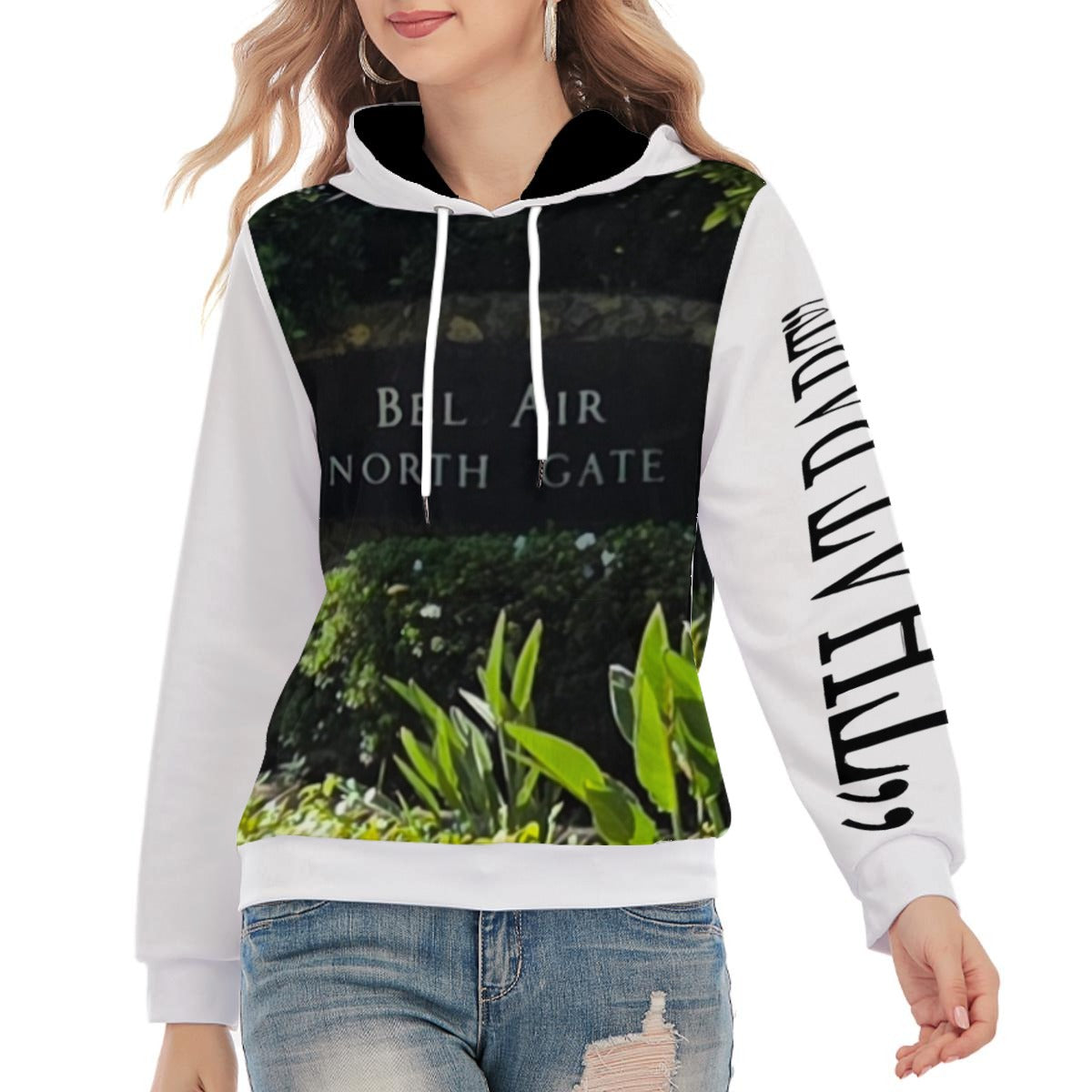 NEW!!! "THAT PART" branded (left sleeve/Bel Air North Gate Sign) Unisex Pullover Hoodie | 310GSM Cotton