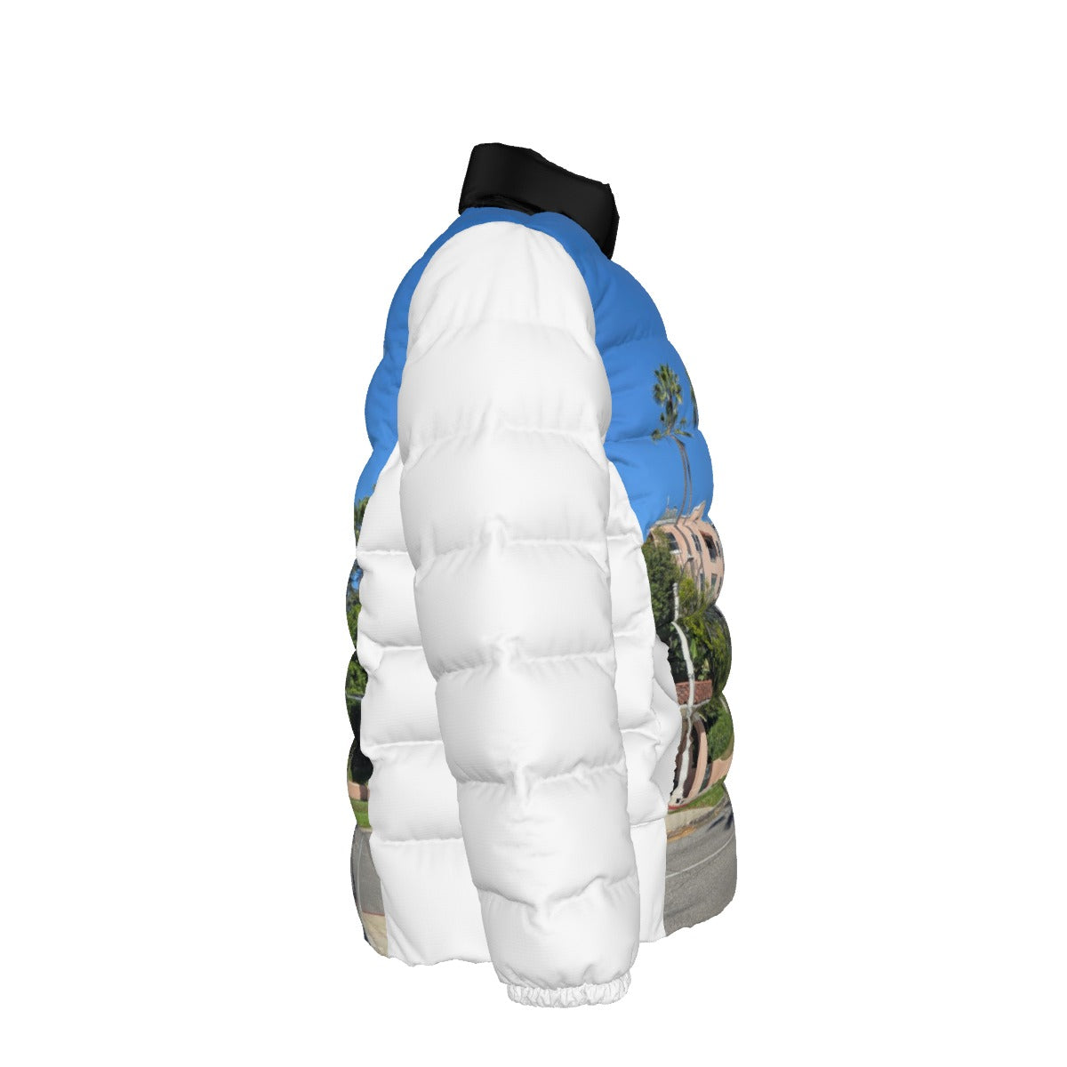 NEW!!! 'THAT PART" branded (left sleeve/ B.H. SUNSET & CANON Dr. front/rear) Unisex Stand collar slim down jacket