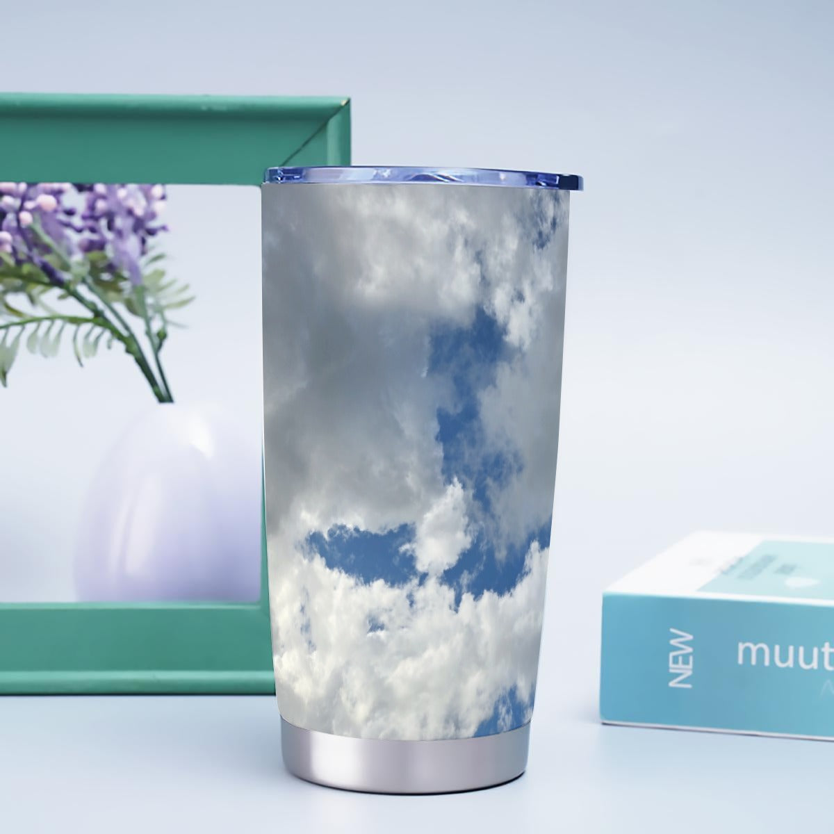 NEW!!! (CLOUDS) printed Tumbler 20oz