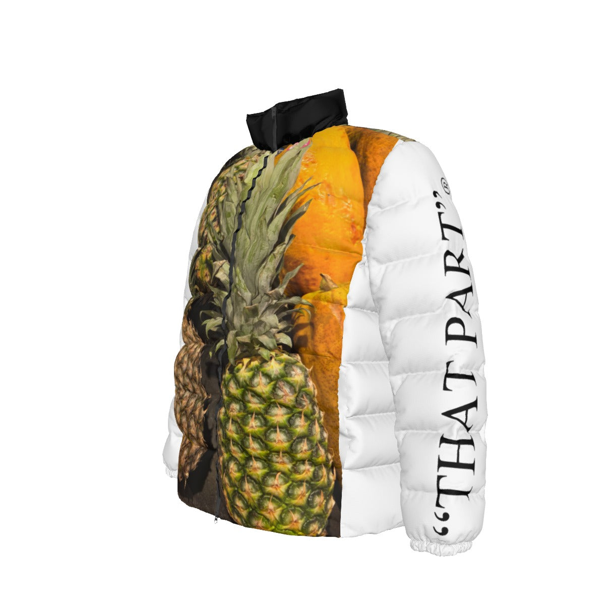 Unisex Stand collar slim down jacket
