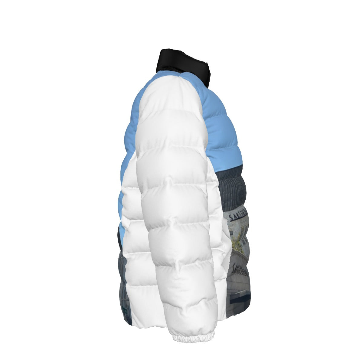 NEW!! branded (left sleeve/ B.H. BEDFORD DR. Sign front/rear) Unisex Stand collar slim down jacket