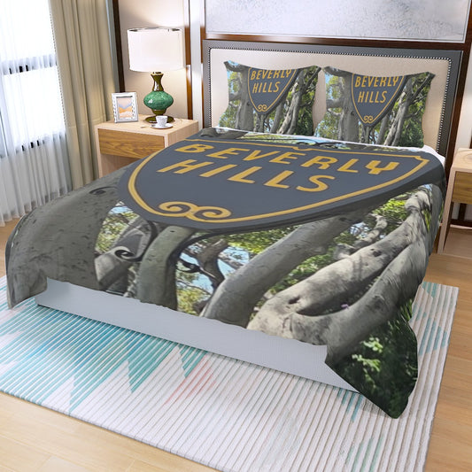 NEW!!! (B.H. Sign) Three Piece Duvet Bedding Set
