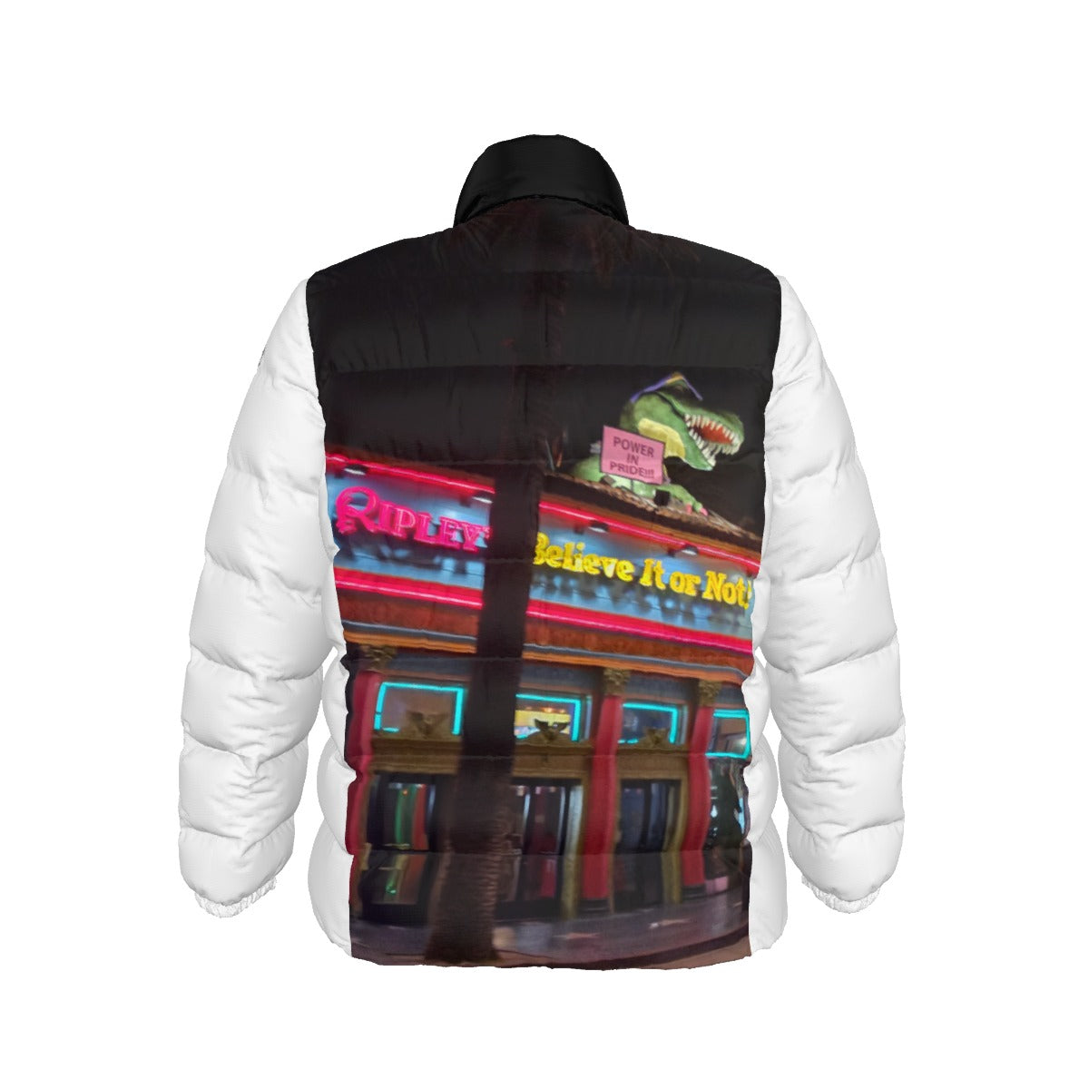 Unisex Stand collar slim down jacket