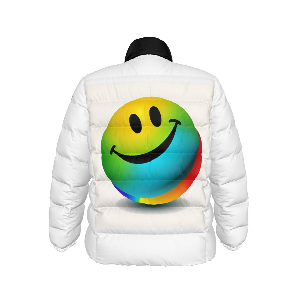 NEW!! branded (left sleeve/ CANDY DROP SMILEY FACE front/rear) Unisex Stand collar slim down jacket