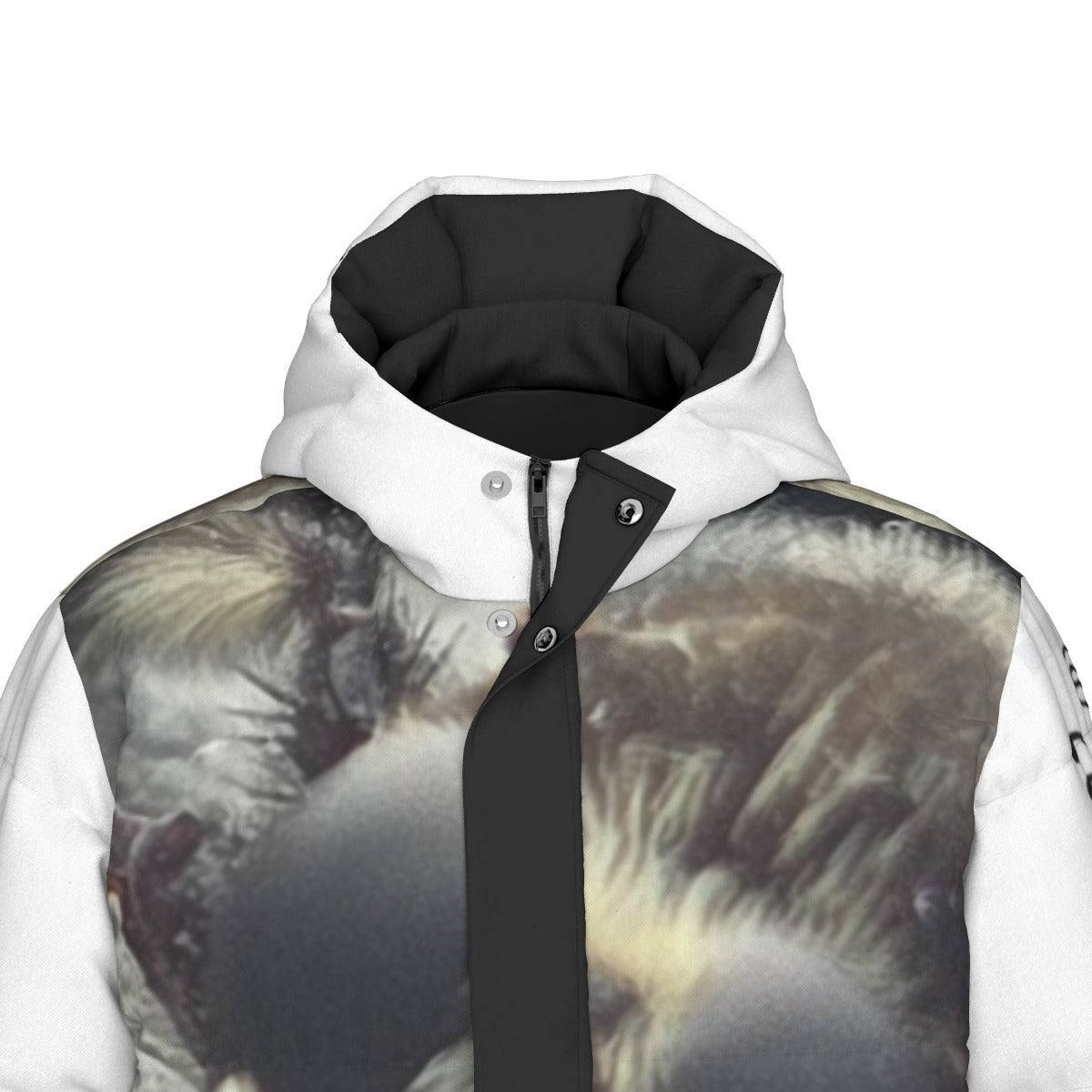 NEW!!! "THAT PART" branded (left sleeve  / BIG Bug Face) Unisex Long Down Jacket