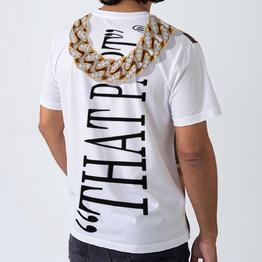 NEW!!! GOLD CHAIN (front & rear) O-Neck T-Shirt | 190GSM Cotton
