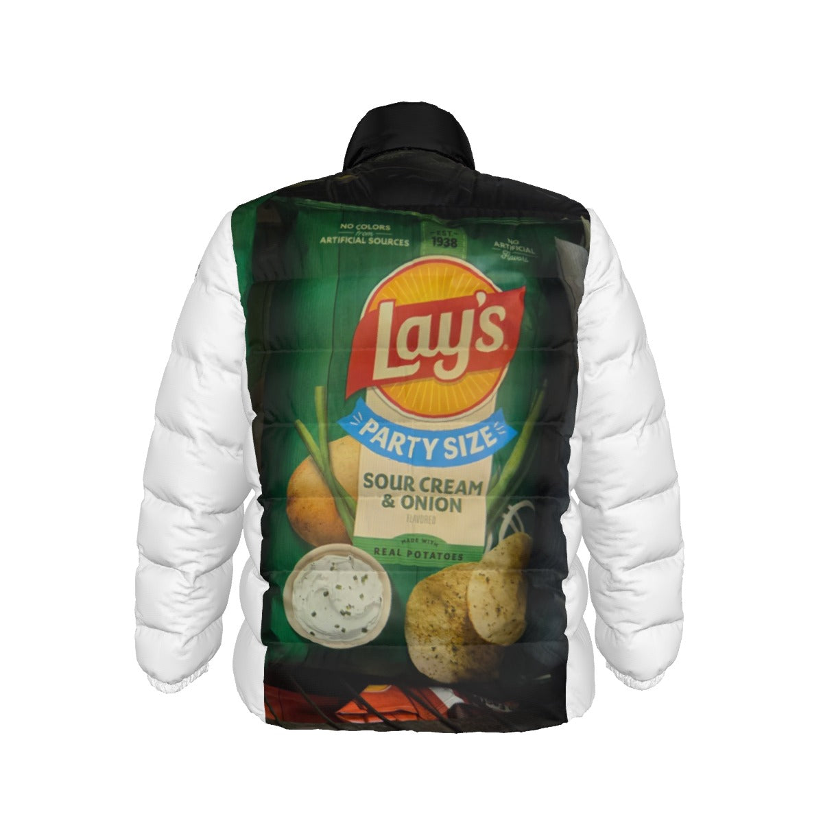 Unisex Stand collar slim down jacket