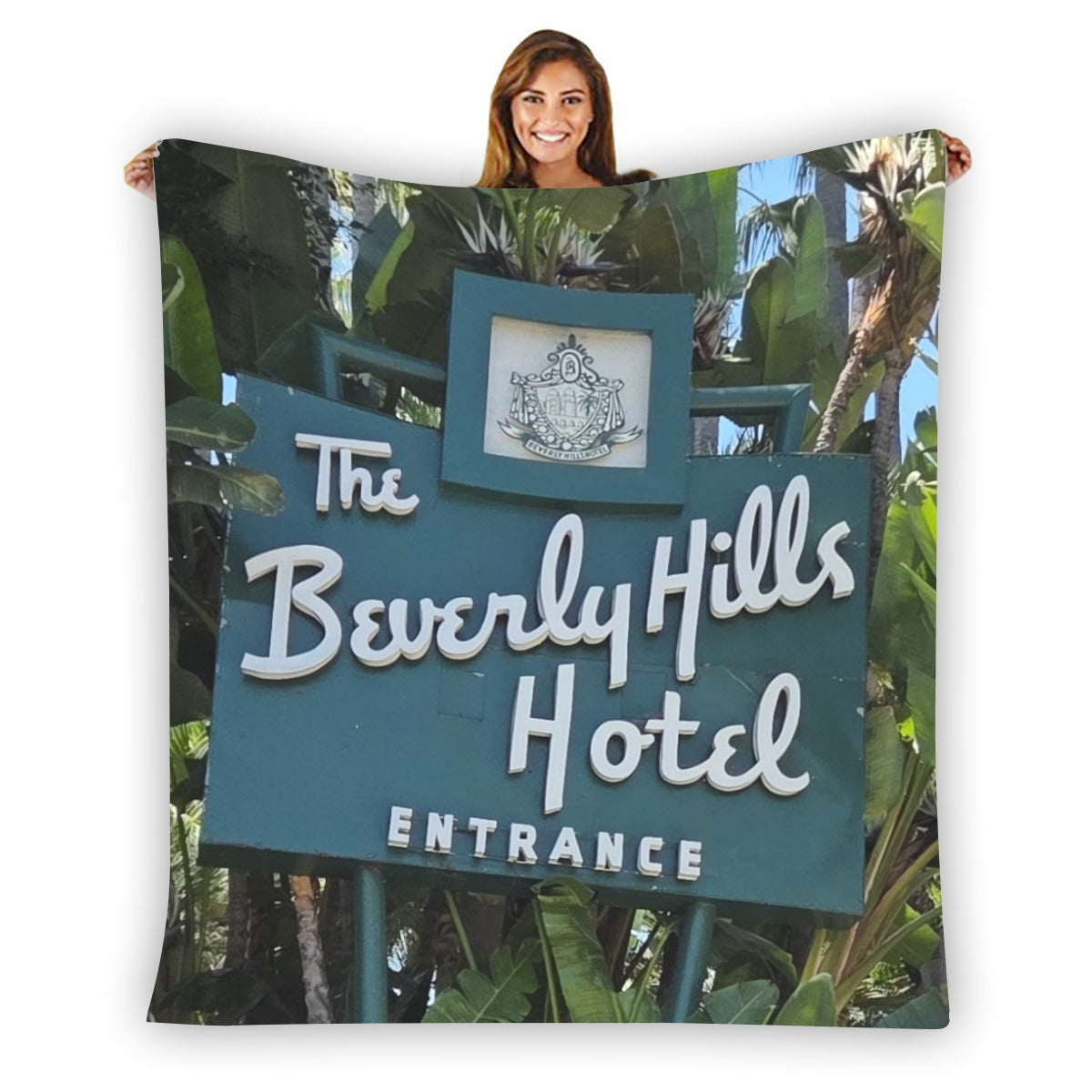 NEW!!! (B.H. Hotel Sign) Flannel Blanket