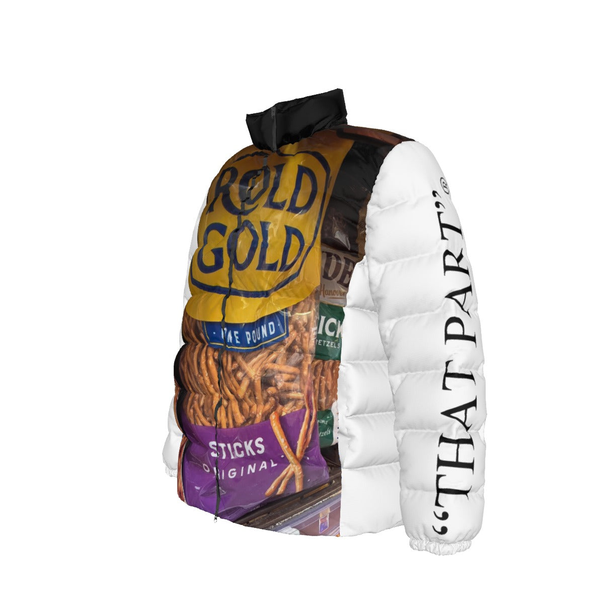 Unisex Stand collar slim down jacket
