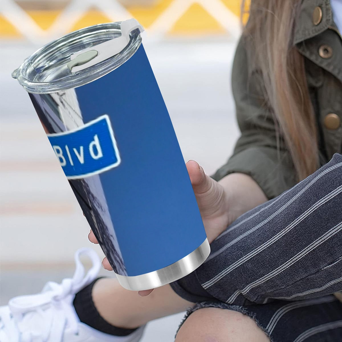 20 oz. (SUNSET Blvd.) Tumbler With Sliding Lid