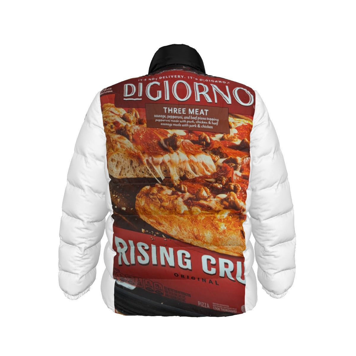 Unisex Stand collar slim down jacket