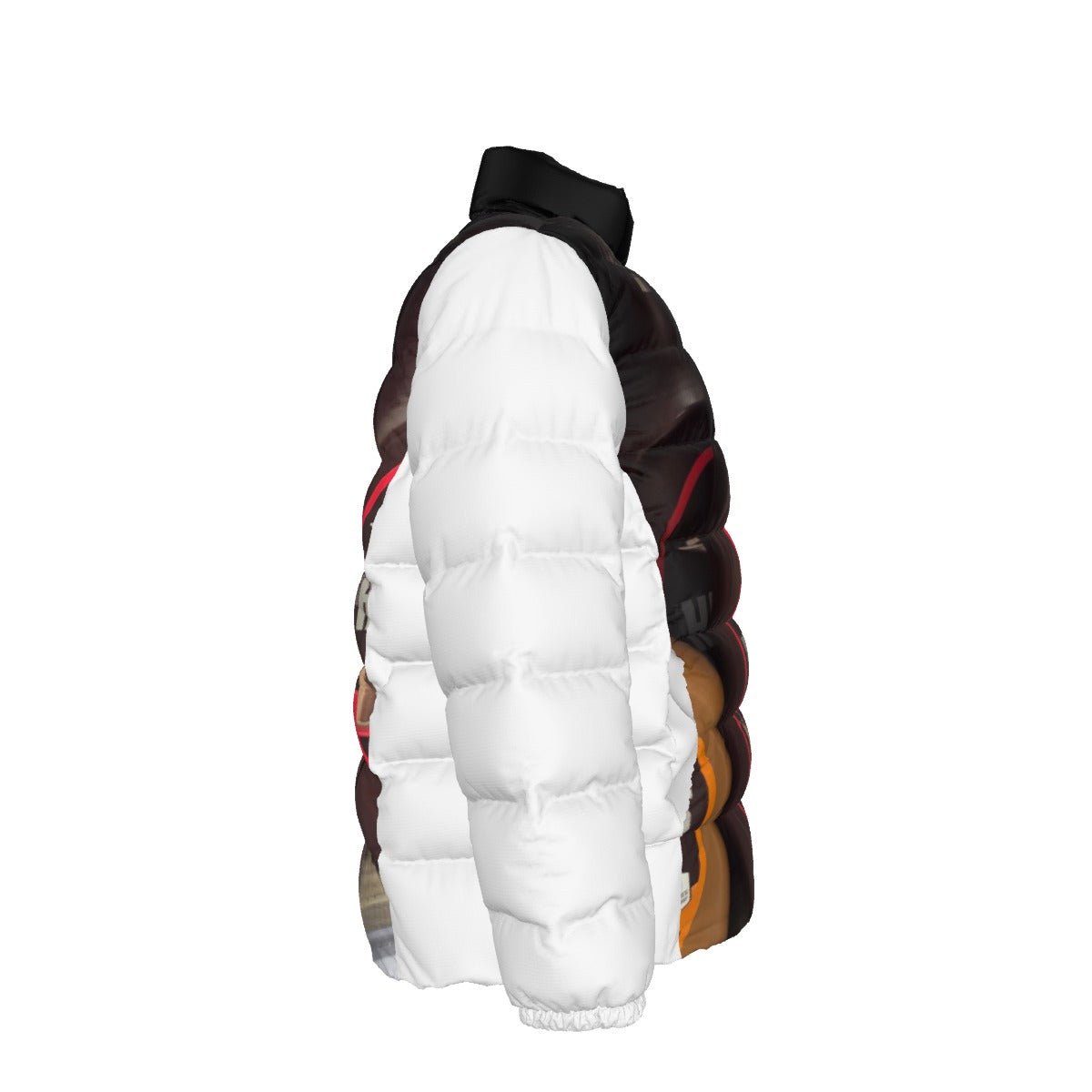 Unisex Stand collar slim down jacket