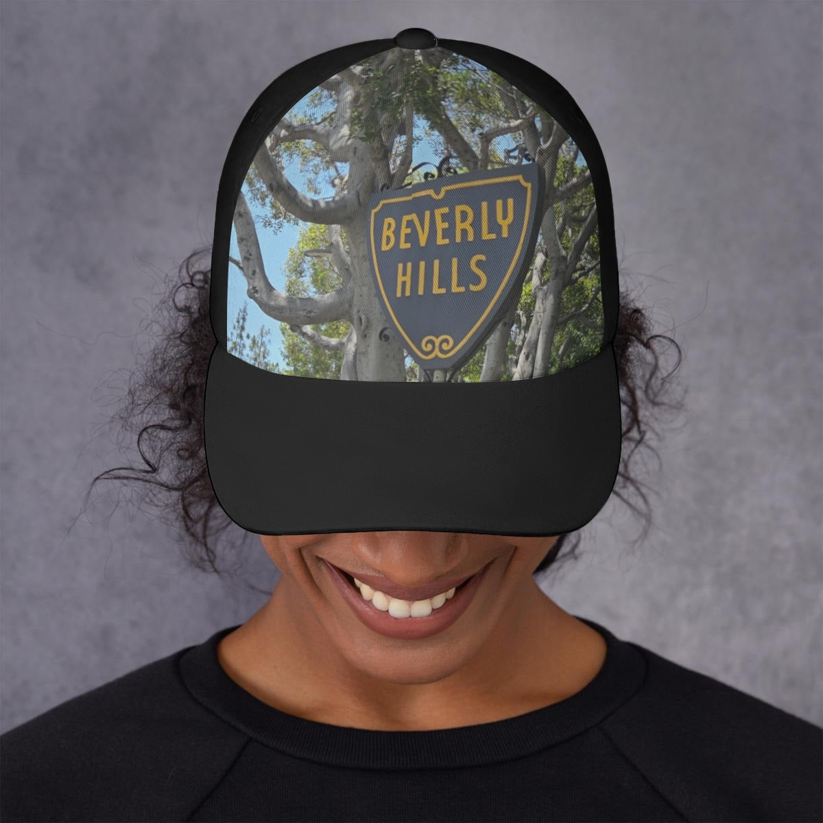 Print Peaked Cap