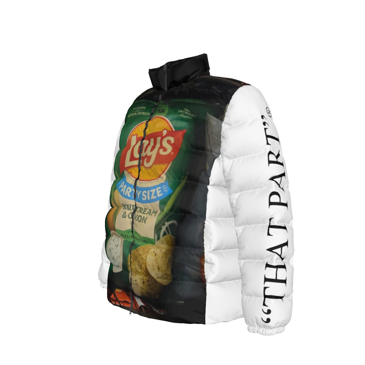 Unisex Stand collar slim down jacket