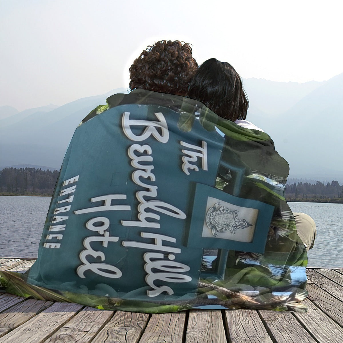 NEW!!! (B.H. Hotel Sign) Flannel Blanket