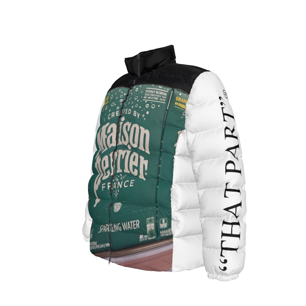 Unisex Stand collar slim down jacket