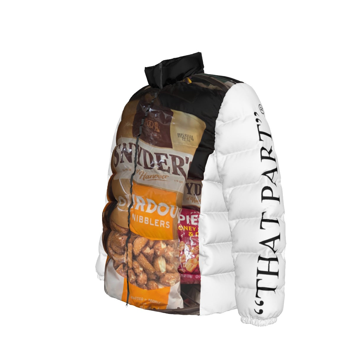 Unisex Stand collar slim down jacket