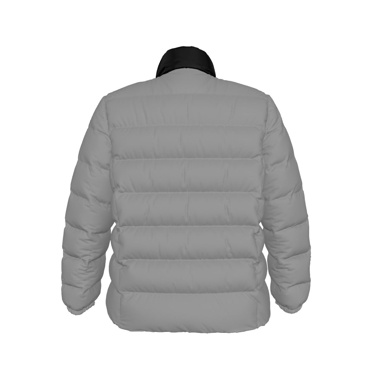 NEW!!! 'THAT PART" branded (left sleeve/ CANDY GRAY) Unisex Stand collar slim down jacket