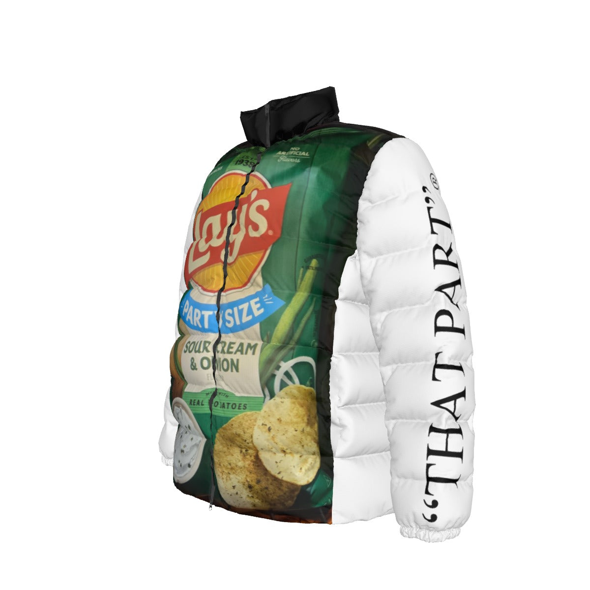 Unisex Stand collar slim down jacket
