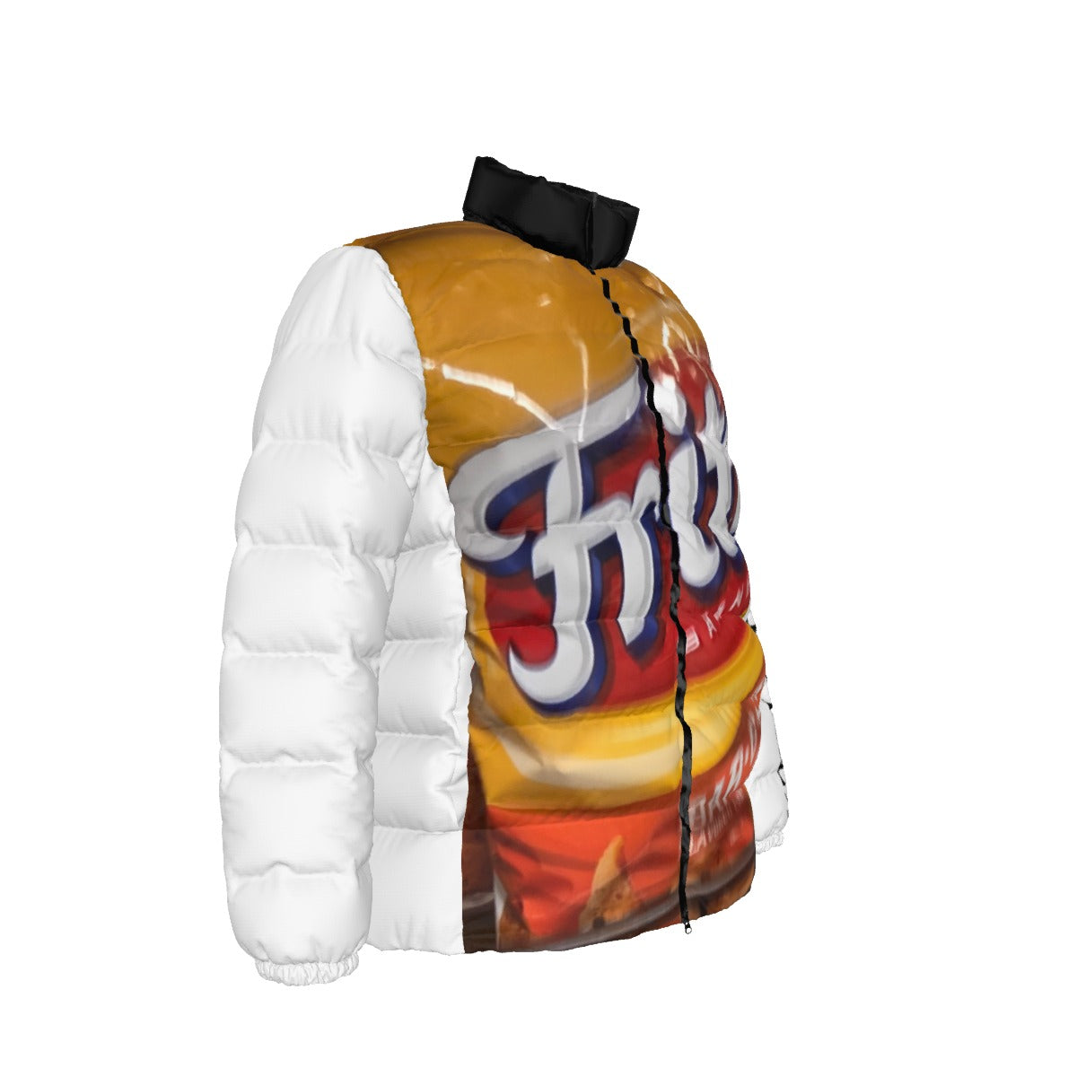 Unisex Stand collar slim down jacket