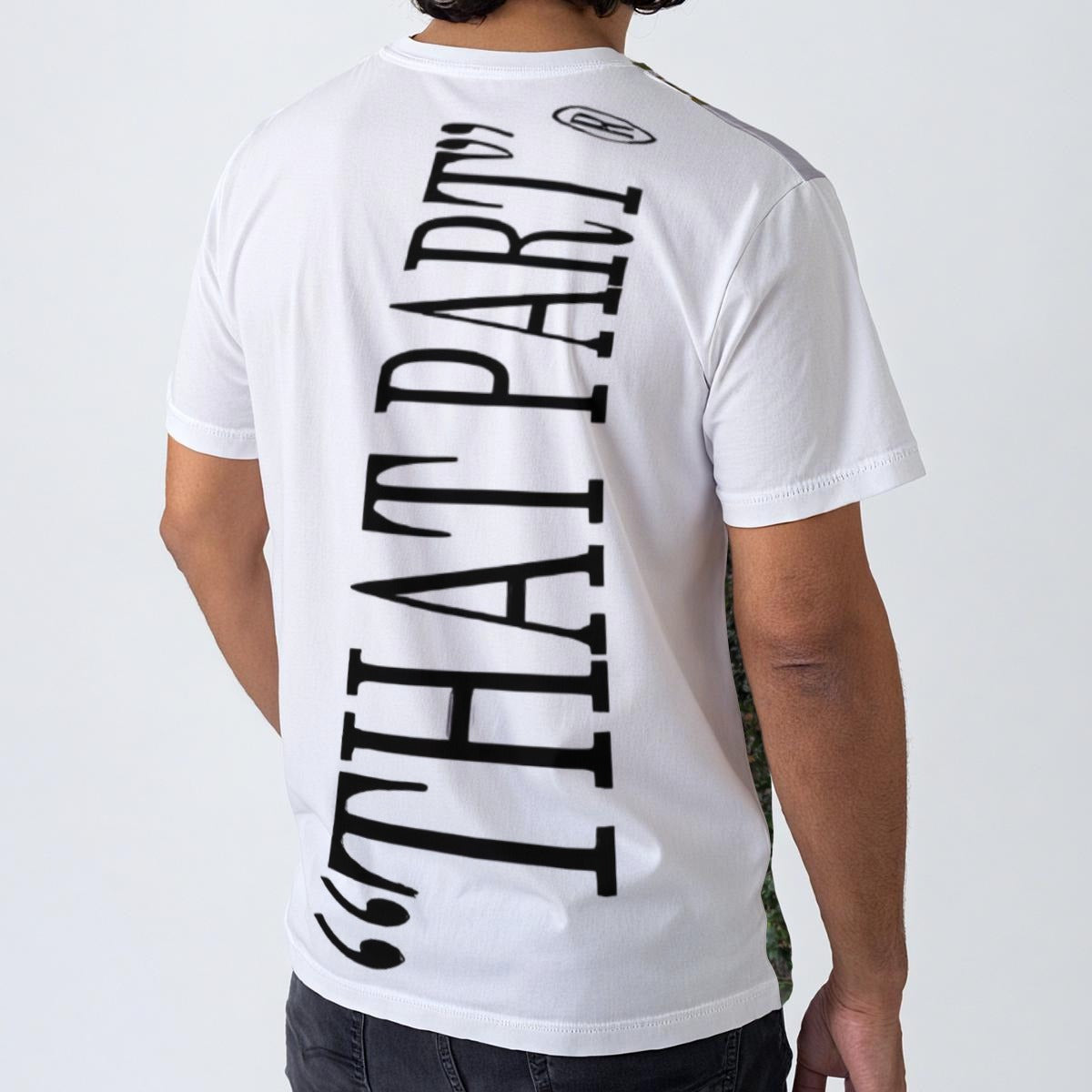 NEW!!! "THAT PART" branded (rear/ CHATEAU MARMONT HOTEL Sign/front) Men's O-Neck T-Shirt | 190GSM Cotton