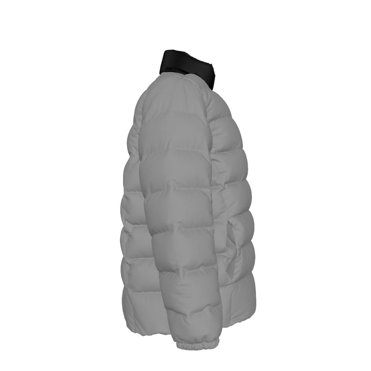 NEW!!! 'THAT PART" branded (left sleeve/ CANDY GRAY) Unisex Stand collar slim down jacket