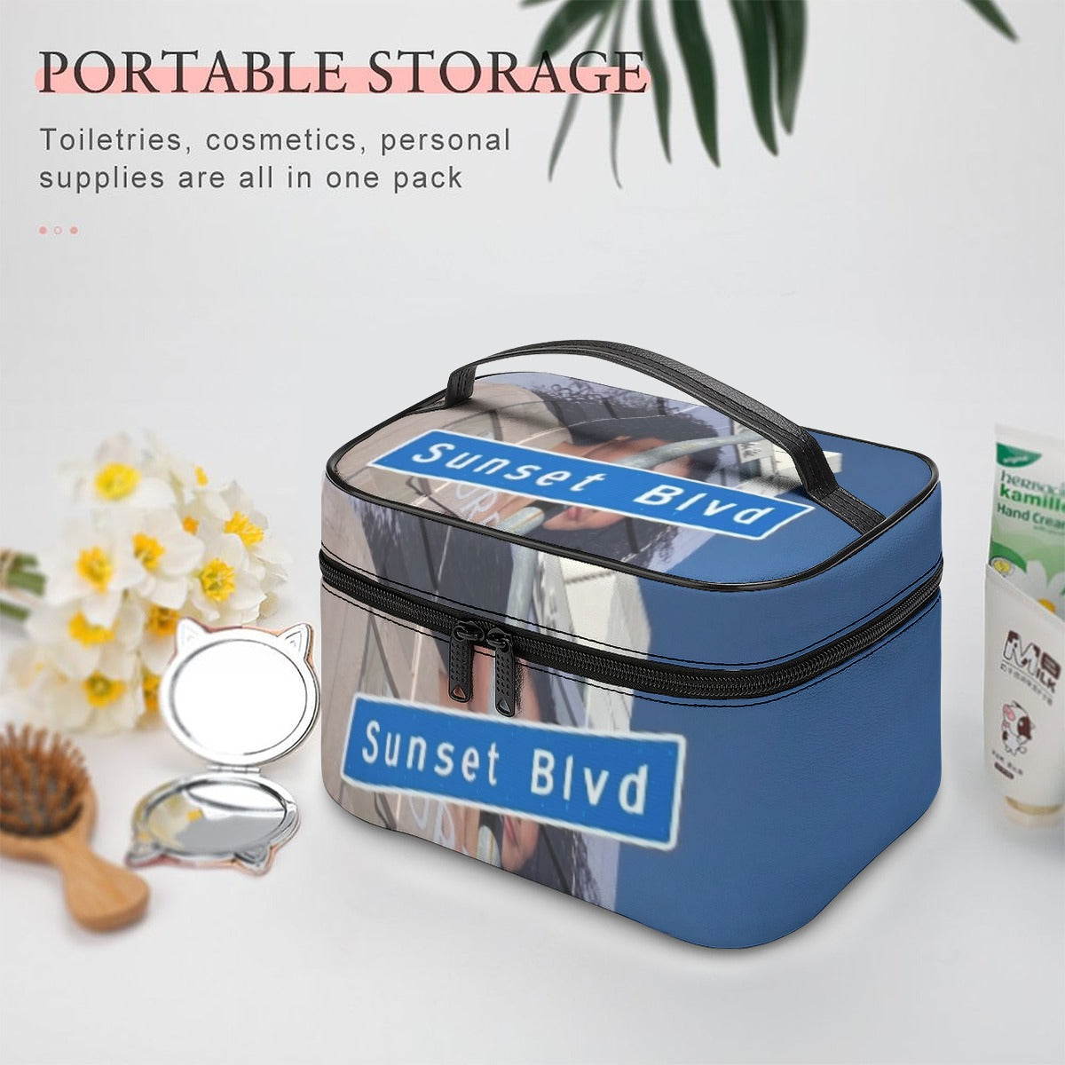 NEW!!! Sunset Blvd. Sign Large Capacity Toiletry Organizer Bag
