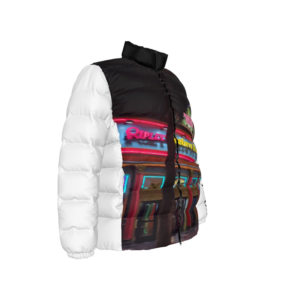 Unisex Stand collar slim down jacket
