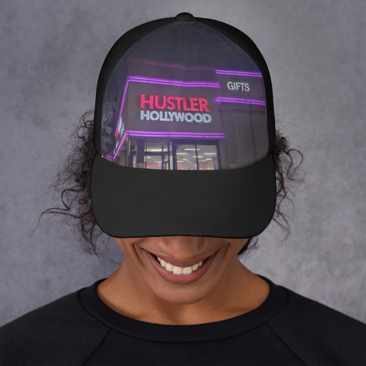 Print Peaked Cap