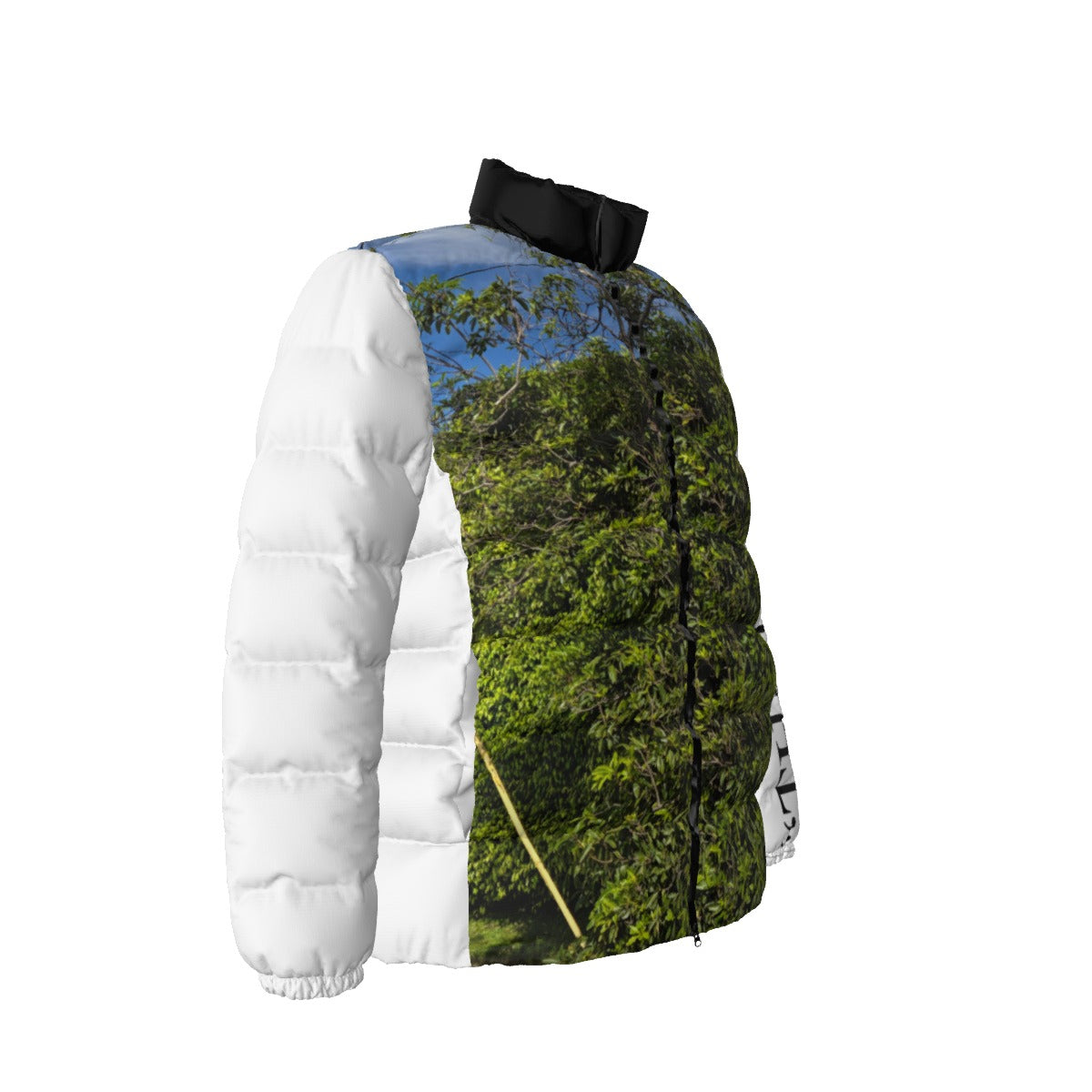 NEW!!! "THAT PART" branded (left sleeve/ HIGH HEDGES front/rear) Unisex Stand collar slim down jacket
