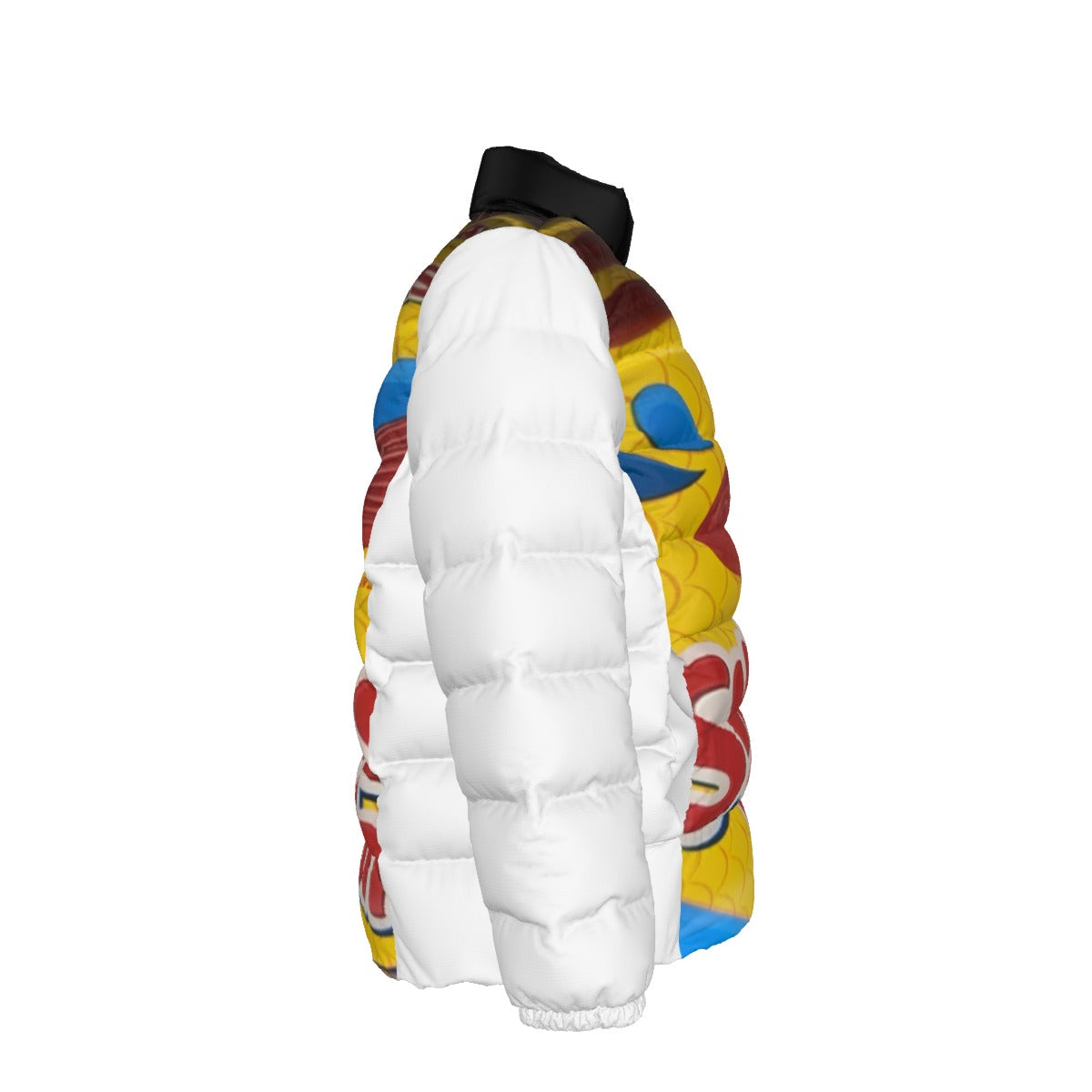 Unisex Stand collar slim down jacket