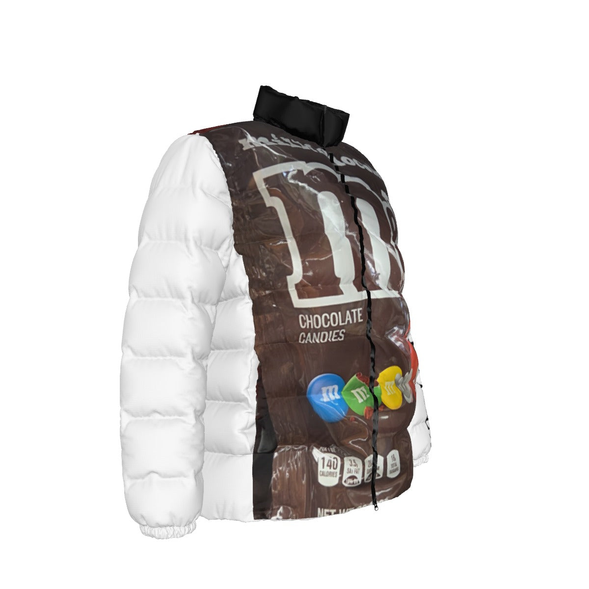 Unisex Stand collar slim down jacket