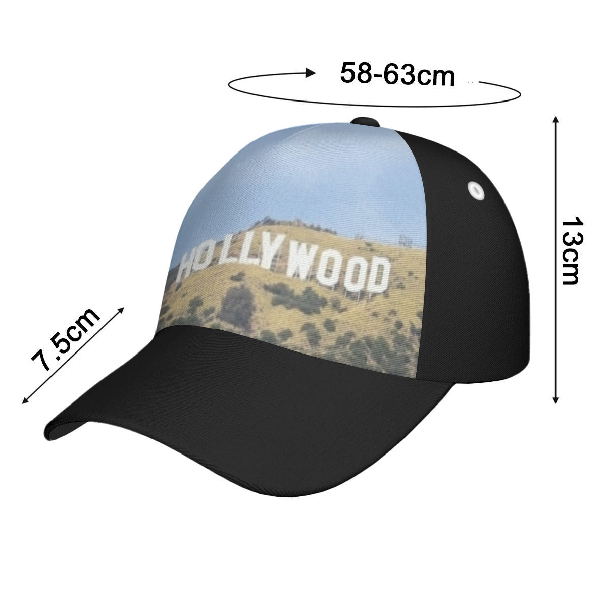 Print Peaked Cap