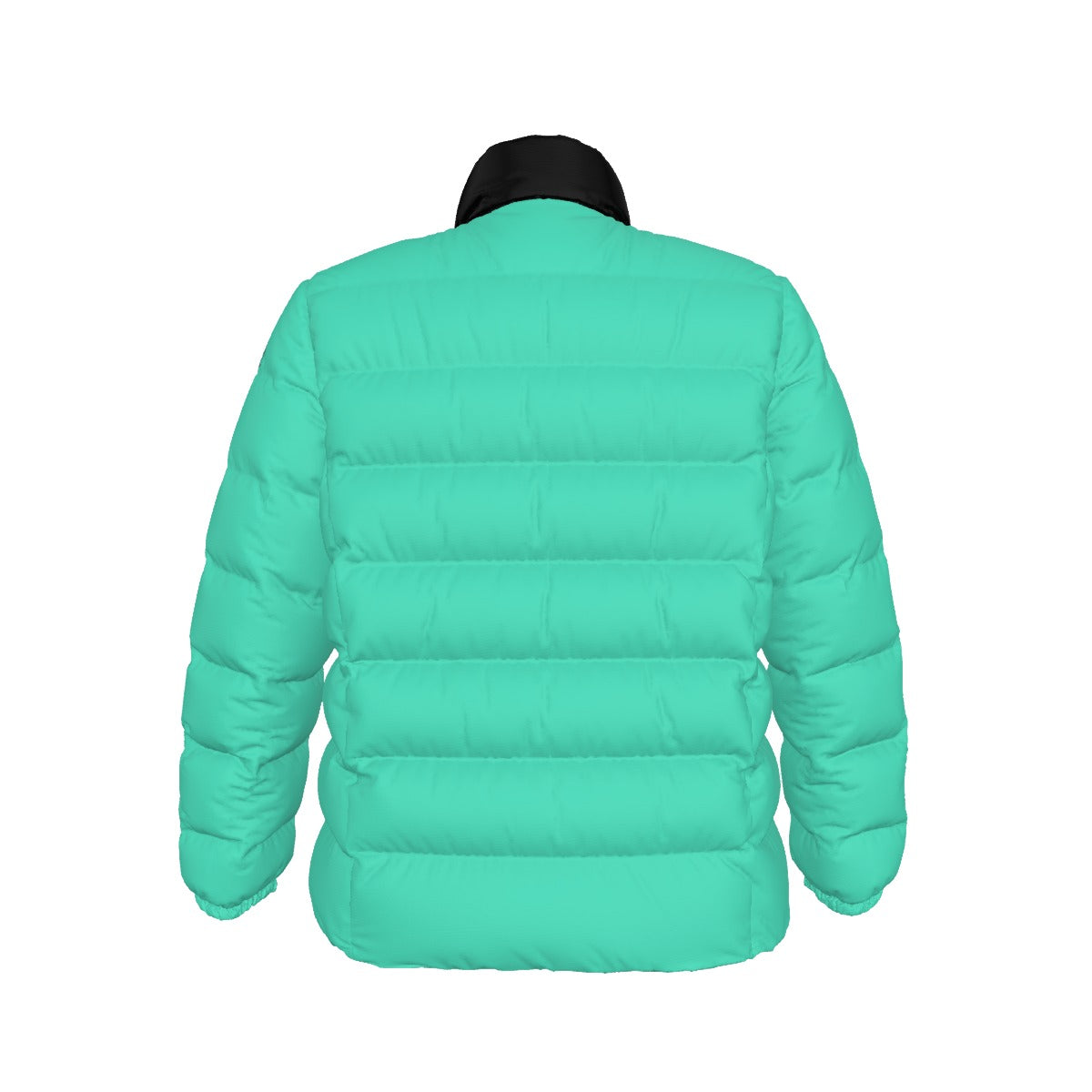 NEW!!! 'THAT PART" branded (left sleeve/ CANDY BLUE) Unisex Stand collar slim down jacket